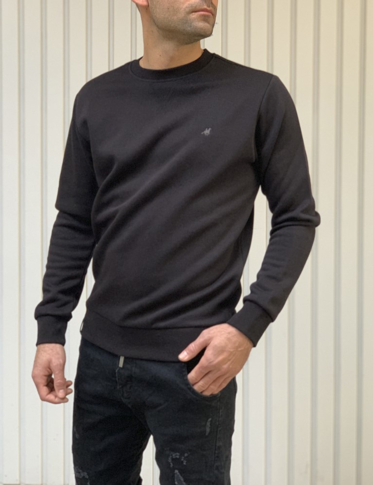 Us Grand Polo ανδρικό μαύρο φούτερ USF175B φωτογραφία